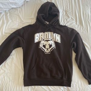brown university college hoodie